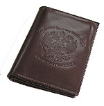 Leather driver's wallet