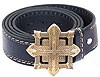 Men's belt - Sword cross