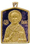 Baptismal medallion: St. Nicholas the Wonderworker - 1