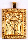 Baptismal medallion: Stt. Vladimir and Olga -1