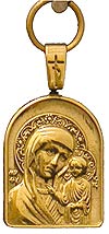 Baptismal medallion: Theotokos of Kazan' - 19