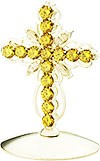 Jewelry mitre cross - A752 (silver-gilding)