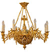 One-level church chandelier - 22 (8 lights)