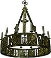 Greek Orthodox horos Birds - 113 (12 lights)