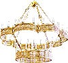 Greek Orthodox horos Flower - 133-1 (72 lights)