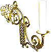 Church wall lamp - 402-1 (arm from PAK-003) (for 1 light)