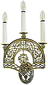 Church wall lamp - 404 (for 3 lights)