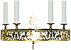 Church wall lamp (for PAK-132) (4 lights)