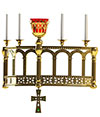 Church wall lamp (5 lights) - 455