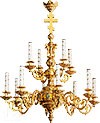 Church chandelier no.R2 (12 candles)