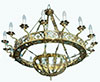 Single-level church khoros - Izborsk (18 lights)