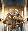 Two-level church khoros (chandelier) - 3V (32 lights, 18 lamps)