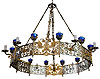 One-layer church chandelier (horos) - Pechory (20 candles)