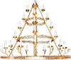 Three-layer church chandelier (horos) - Kozelsk (28 lights)
