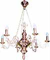 Single-level church chandelier - LR6007D (6 lights)