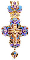 Clergy jewelry pectoral cross no.13 (violet)