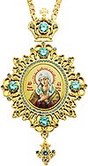 Jewelry Bishop panagia (encolpion) - A161 (gold-gilding)