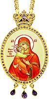 Jewelry Bishop panagia (encolpion) - A312 (gold-gilding)