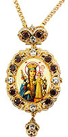 Bishop panagia no.653-2 with chain