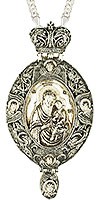 Jewelry Bishop panagia (encolpion) - A671 (silver-gilding)