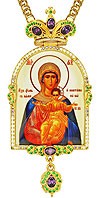 Jewelry Bishop panagia (encolpion) - A691-1a (gold-gilding)
