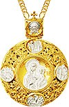 Jewelry Bishop panagia (encolpion) - A703 (gold-gilding)