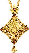 Jewelry Bishop panagia (encolpion) - A845 (gold-gilding)