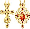 Jewelry Bishop panagia-cross set - A15