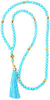 Prayer-rope 100 knots - Turquoise