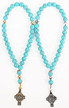 Prayer-rope 30 knots - Turquoise