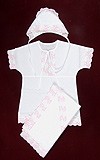 Liza embroidered baptismal clothes for newborn girls