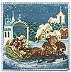 Tapestry Nativity napkin set - 14