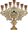 Seven-branch altar stand (candelabrum) no.3a