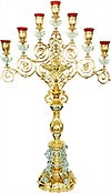 Seven-branch altar stand (candelabrum) no. 7