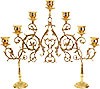 Seven-branch table 2-leg candelabrum (large)