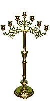 Floor seven-branch altar stand (candelabrum) - Small