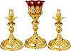 Holy table set (lamp and candlesticks) - A237