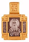 Baptismal medallion: Holy Hierarch Alexis, the Metropolitan of Moscow - Holy Guardian Angel