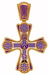 Baptismal cross: Golgotha Cross with pendant - 2