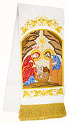 Embroidered bookmark - Nativity of Christ