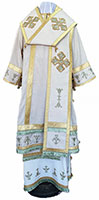 Bishop embroidered vestment set Linen