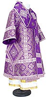 Bishop vestments - metallic brocade BG1 (violet-silver)