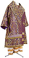 Bishop vestments - metallic brocade BG3 (violet-gold)