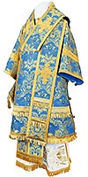 Bishop vestments - metallic brocade BG4 (blue-gold)
