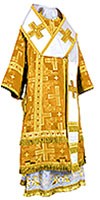 Bishop vestments - rayon brocade S3 (yellow-gold)