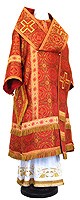 Bishop vestments - rayon brocade S2 (red-gold)