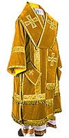 Bishop vestments - natural German velvet (yellow-gold)