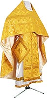Russian Priest vestments - metallic brocade B (yellow-gold)