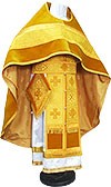 Russian Priest vestments - metallic brocade BG1 (yellow-gold)