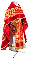 Russian Priest vestments - metallic brocade BG2 (red-gold)